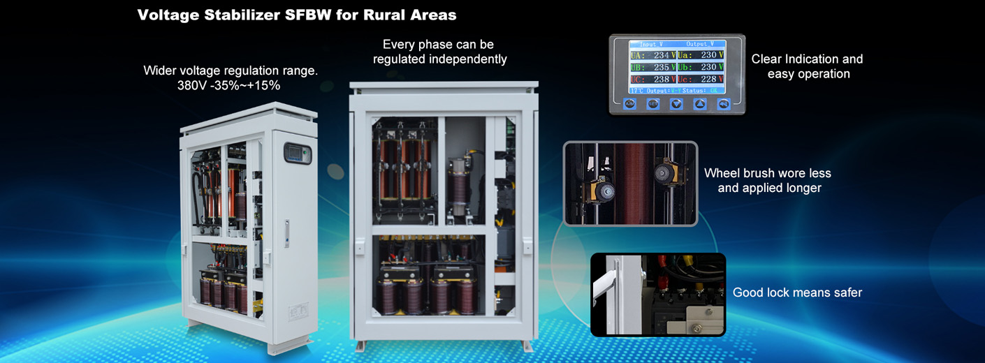 AC Roller Type Voltage Stabilizer for the Rural Area